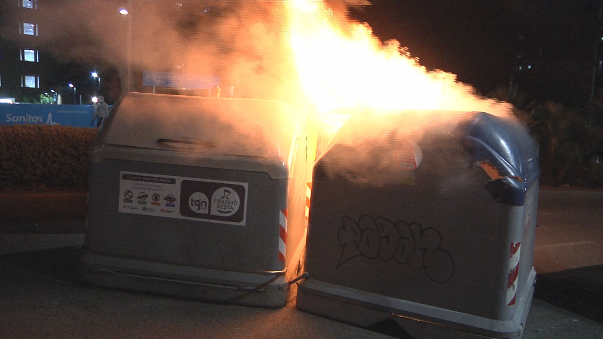 DDR contenidors cremats
