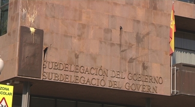Ataquen amb pintura la façana de la subdelegació del Govern d&#039;Espanya a Tarragona