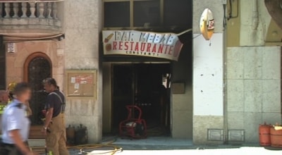 Explosió en un bar del centre de Constantí