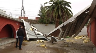 El temporal de vent i pluja va escombrar Valls