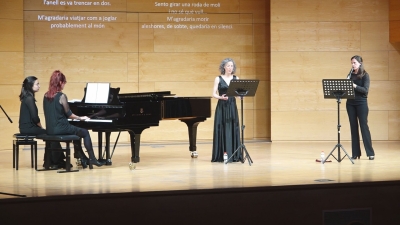 Vila-seca recorre el romanticisme amb un trio de piano, clarinet i veu