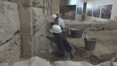Excavacions a la Catedral per conformar el nou Museu Diocesà