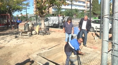 Comencen les obres de reforma del parc de la plaça dels Vents d&#039;Altafulla