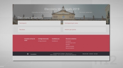 Tarragona estrena un espai web destinat a les municipals