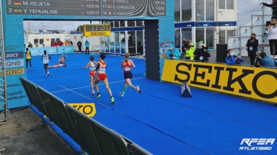 Marta Galimany bat el rècord de Catalunya de mitja marató