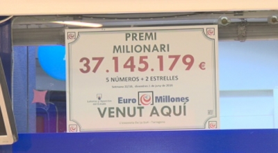 Cau un premi de 37 milions d&#039;euros a Tarragona