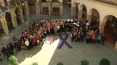 Els estudiants protagonitzen l&#039;acte central del Dia contra la Violència de Gènere a Valls