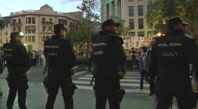 Presència policial a la campanya de Tarragona i Torredembarra