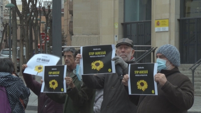 Amnistia Internacional surt als carrers de Tarragona per Ucraïna