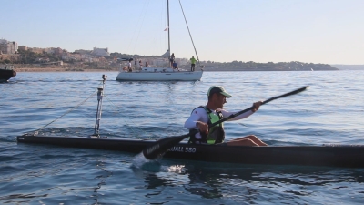 Nou palistes del Nàutic van de Tarragona a Sóller per mar