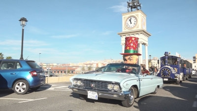 L&#039;Home dels Nassos visita el rellotge del Port, que compleix 100 anys