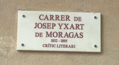 Tarragona renova la placa del carrer Yxart en homenatge al crític literari