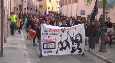 El moviment feminista posa noms de dones a diversos carrers de Valls