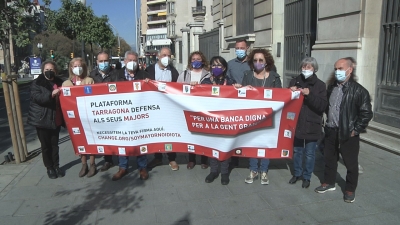 Tarragona es mobilitzarà diumenge en defensa d&#039;una banca digna per a la gent gran